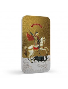 Niue Islands 2014 $2 icon St. George and Dragon HighRelief 1oz Silver Coin