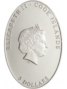 Cook Islands 2012 5$ Angels Amor Victorious CARAVAGIO Silver Proof Coin