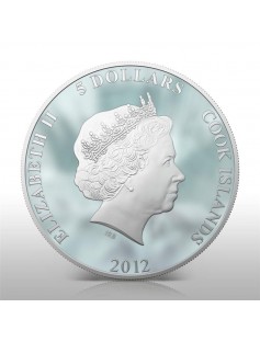Cook Islands - 2012 - 5$ - Film Film Cartoon - LADY WITH FLAP - 1Oz Silver RARE