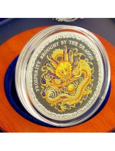 Cook Islands - 2012 - 5$ - Film Film Cartoon - LADY WITH FLAP - 1Oz Silver RARE