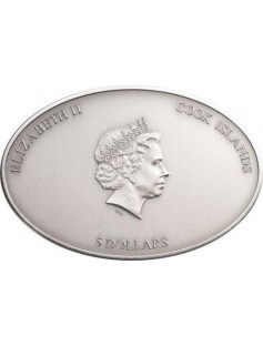Cook Islands 2012 5$ - SISTINE CHAPEL CEILING + NANO Picture - 25g silver NEW