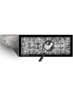 Cook Islands 2012 5$ - SISTINE CHAPEL CEILING + NANO Picture - 25g silver NEW