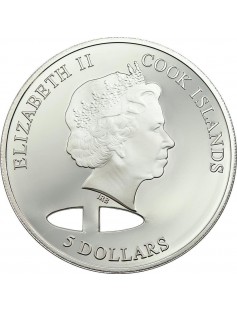 Cook Islands 2013 5 $ PGA TOUR - Hole in One 30 g Silver Coin NEW