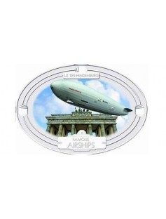 Fiji 2009 $2 Famous Airships of the 1920s & 30s Art Deco 4x 1 Oz Silver Coin Set