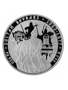 Kazakhstan - 2012 - 100 Tenge - SULTAN BAYBARS - 31,1g Silver Proof Coin NEW