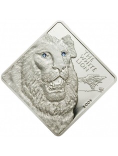 Macedonia 2015 10 Denars Zodiac Signs Pisces 21g Silver Proof Coin Cobalt glass