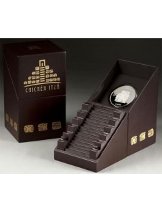 Mexico 2012 5 Pesos Chichen Itza - The Church 1 Oz Silver Proof Coin