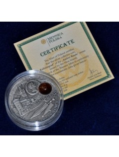 Niue 2008 $1 Amber Route Series Kaliningrad 16.81g Silver Proof Coin with Insert