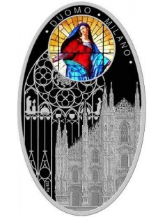 Notre Dame de Paris 28.28g Silver Proof Coin Niue 2010 $ 1 Gothic Cathedrals