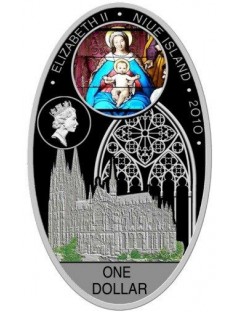 Niue 2010 1$ Gothic Cathedrals 28,28g Koelner Dom Cologne Silver Coin