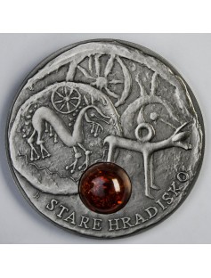 Niue 2010 Amber Route Series Stare Hradisko 16.81g Silver Proof Coin with Insert