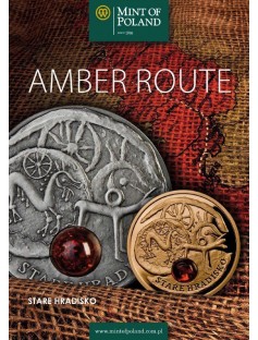 Niue 2010 Amber Route Series Stare Hradisko 16.81g Silver Proof Coin with Insert