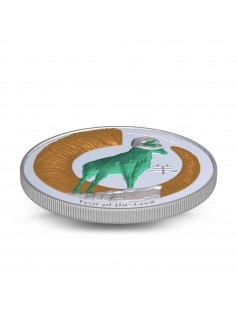 Niue 2015 2$ Year of the Goat 1 oz Proof Silver Coin MINTAGE 1500 ONLY