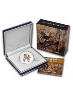 Niue 2011 1$ Cave of Chauvet Cats 1/2Oz Silver Coin