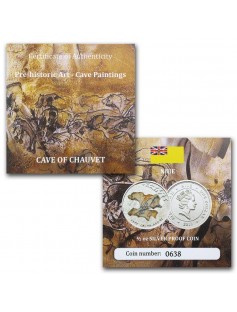 Niue 2011 1$ Cave of Chauvet Cats 1/2Oz Silver Coin