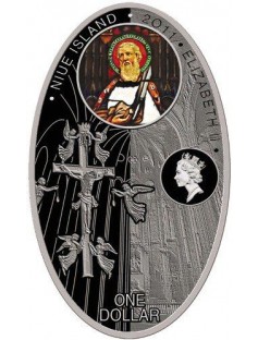 Niue 2011 1$ Gothic Cathedrals 28,28g Barcelona Silver Coin