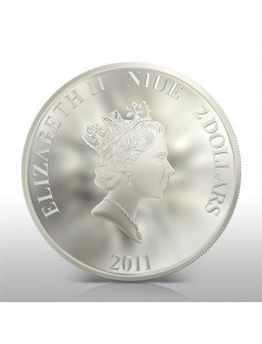 Niue 2011 - 2$ - High Relief - Orthodox Serie - VIRGIN MARIA - 1oz Silver RARE