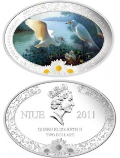 Niue 2011 - 2$ - High Relief - Orthodox Serie - VIRGIN MARIA - 1oz Silver RARE