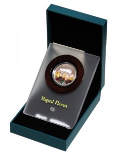 Niue 2012 $1 Magical Flowers IRISES Series Iris Barbata 28.28g Silver Proof Coin