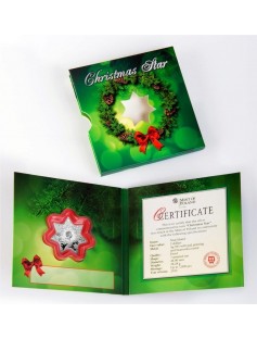 Niue - 2012 - 2$ - CHRISTMAS STAR - MINTAGE 7000 - 28,28g Silver Coin - RARE