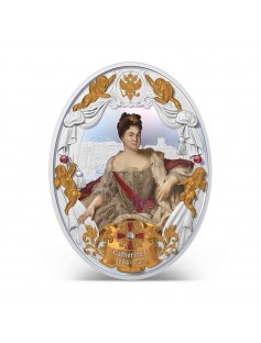 Niue 2014 5$ Russian Imperators Catherine I UNIQUE 2oz Proof Silver Coin