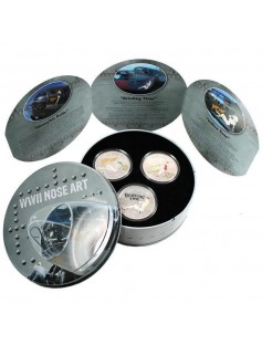 Niue 2012 - 2$ - Lunar Year of the Dragon - YELLOW - 1oz Silver Coin NEW