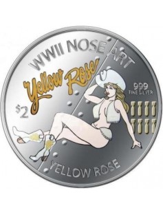 Niue 2012 $2 WWII Bombers Pin-Ups - Nose Art 3 x 1 Oz Silver Proof Coin Set