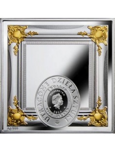 Niue 2014 1$ Missing Works of Art-Madonna of Torun Silver Coin