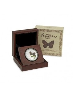 Niue 2014 $2 The Wonders of Niue - Niue Blue Butterfly 1 Oz Silver Proof Coin