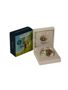 Cook Islands - 2011 - 5$ - WINNIE POOH CARTOON - Rabbit - 1Oz Silver RARE