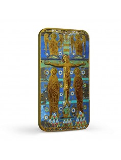 Niue 2014 $2 Icon CRUCIFIXION OF JESUS CHRIST 1 Oz Gilded Silver Coin LIMITED