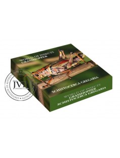 Palau 2010 2$ 1/2Oz Silver Grasshopper Schistocerca Gregaria Coin