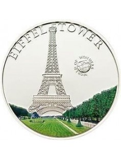 Palau 2010 5$ World of Wonders 1 ACROPOLIS Silver Coin