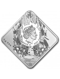 Niue 2015 $1 Iguazu Waterfall Silver 15g Proof Coin