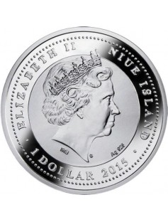 Niue 2015 $1 Man's Best Frends - Cats - Scottish Fold 17.5 g Silver Proof Coin