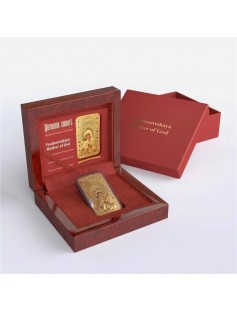 Niue 2014 2$ icon Mother of God Feodorovskaja Gold Gilded 1oz Silver Coin