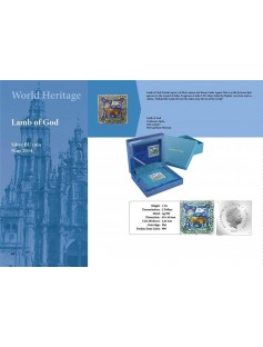Niue 2014 $2 Icon World Heritage LAMB OF GOD 1 Oz Silver Coin ONLY 999