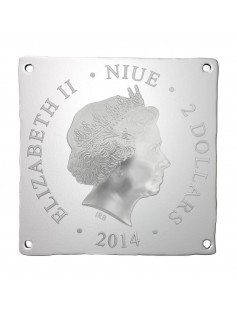 Niue 2014 $2 Icon World Heritage LAMB OF GOD 1 Oz Silver Coin ONLY 999