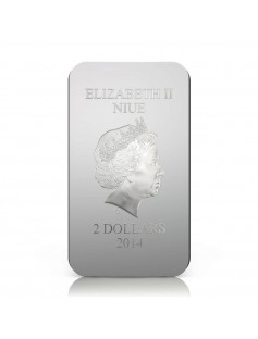 Niue 2014 $2 Icon Orthodox Shrines Matrona of Moscow 1 Oz Silver Coin