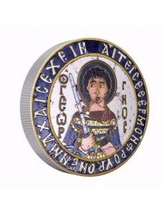 Niue 2014 $2 Icon Orthodox Shrines Matrona of Moscow 1 Oz Silver Coin