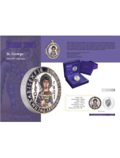 Niue 2015 $5 Icon Orthodox Shrines St. George 50g Silver Coin LIMIT 999pcs