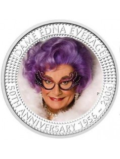 Australia 2006 1$ DAME EDNA EVERAGE 1Oz Silver
