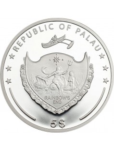 Palau 2015 5$  Mountains & Flora Gasherbrum II  20g Proof Silver Coin