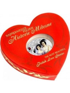 Niue 2015 1$ Beautiful Polish Love Stories Balzac & Ewelina Hańska Silver Coin