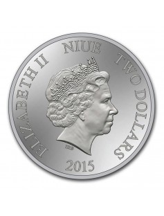 Niue 2015 4x2$ The Peanuts Movie Snoopy 4 x 1 Oz Proof Silver Coin Set