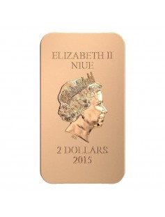 Niue 2015 $2 Icon Orthodox Shrines Mother of God of Valaam 1 Oz Silver Coin