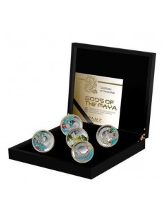 Niue 2015 $2 Egypt - Gods of Maya Proof Collection 5x Silver Coin Set *RARE*