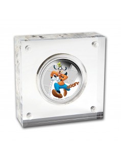 Niue 2014 2$ Disney Mickey & Friends 2014 - Goofy 1 Oz Proof Silver Coin