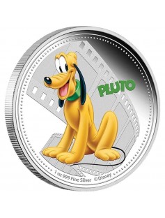 Niue 2014 2$ Disney Mickey & Friends 2014 - Pluto Dog 1 Oz Proof Silver Coin