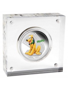 Niue 2014 2$ Disney Mickey & Friends 2014 - Pluto Dog 1 Oz Proof Silver Coin